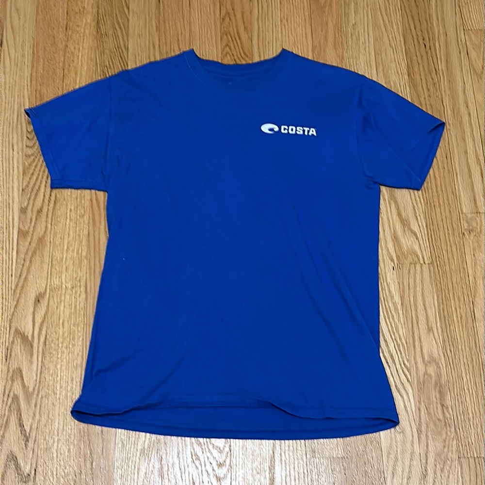 Costa royal blue short sleeved tshirt
